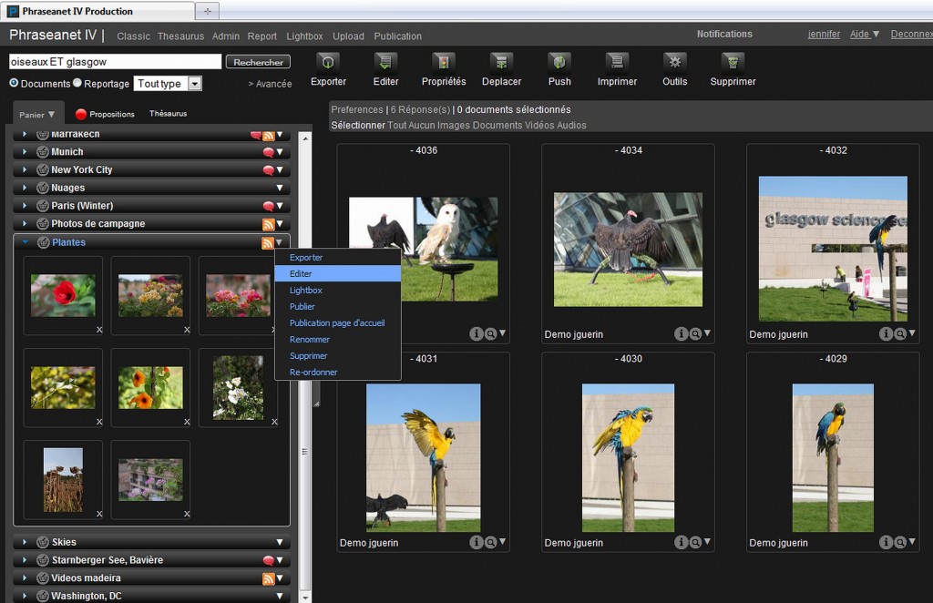 Capture de Phraseanet